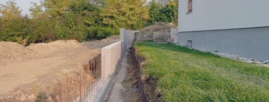 Nachher: Stützmauer Ravelsbach