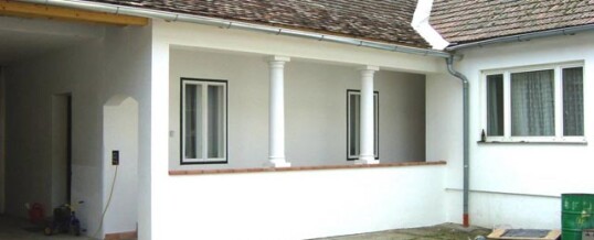 Nachher: Arkadengang Gettsdorf