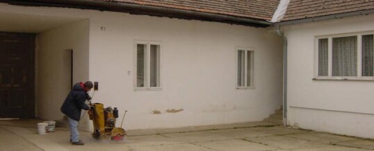 Vorher: Arkadengang Gettsdorf