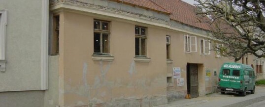 Vorher: Fassadensanierung Radlbrunn