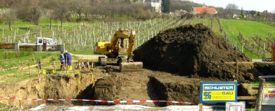 Baugrubenaushub Maissau