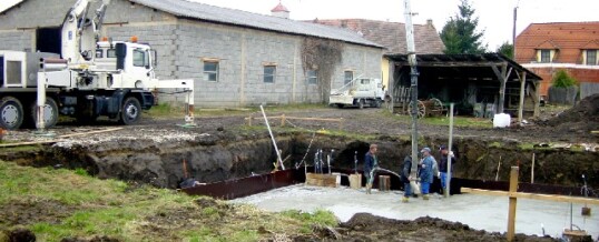 Baugrubenaushub Radlbrunn