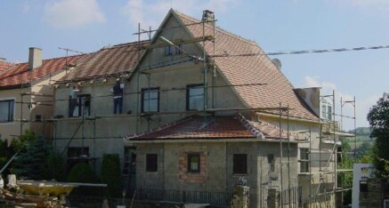 Vorher: Vollwärmeschutzfassade