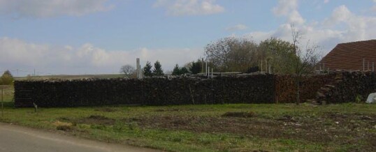 Vorher: Festmistplatte Zemling