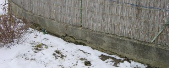 Vorher: Einfriedung Freischling