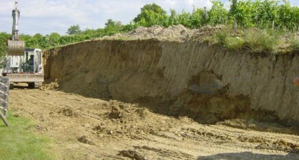 Vorher: Stützwand Niederrußbach