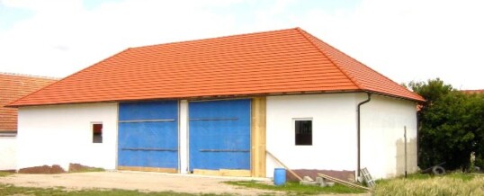 Nachher: Hallenbau Kleinmeiseldorf