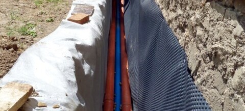 Drainage und Kanal Ravelsbach