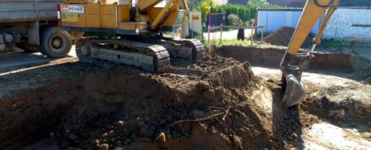 Baugrubenaushub Großweikersdorf