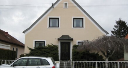 Vorher: Vollwärmeschutzfassade Hollabrunn