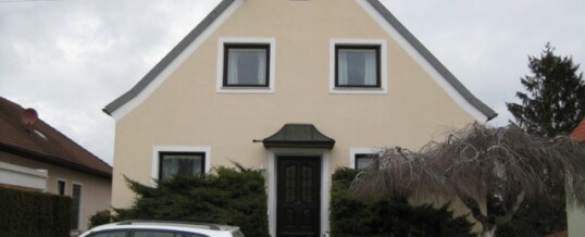 Vorher: Vollwärmeschutzfassade Hollabrunn