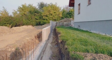 Nachher: Stützmauer Ravelsbach