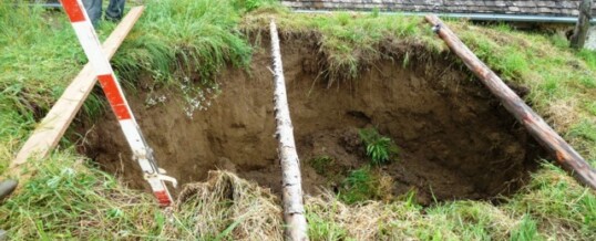 Vorher: Schadensbehebung Weinkeller Gaindorf