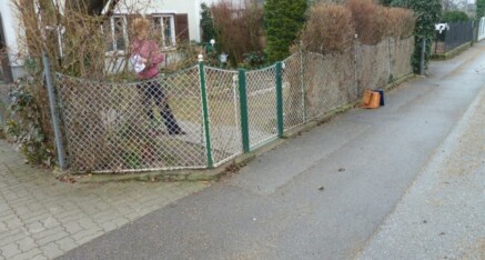 Vorher: Stahlbetonsockel Ziersdorf