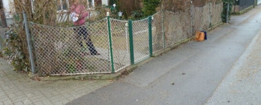 Vorher: Stahlbetonsockel Ziersdorf