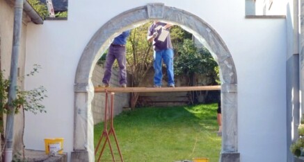 Nachher: Sanierung Torbogen Hohenwarth