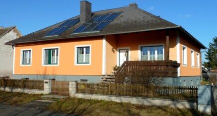 Nachher: Vollwärmeschutzfassade Gettsdorf