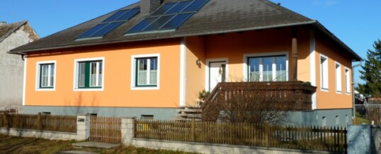 Nachher: Vollwärmeschutzfassade Gettsdorf