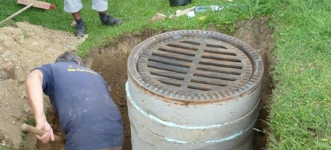 Einlaufschacht Parisdorf