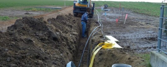 Leitungsverlegung Gettsdorf