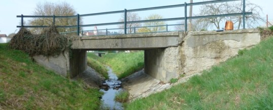Vorher: Brückensanierung Zemling