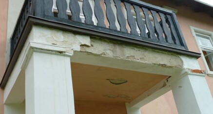 Vorher: Balkonabdichtung Olbersdorf