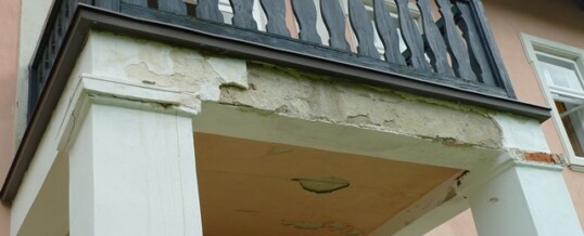 Vorher: Balkonabdichtung Olbersdorf