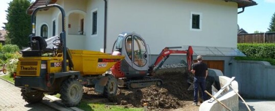 Aushubarbeiten Gaindorf