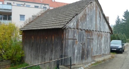 Vorher: Geräteschuppen Sitzendorf