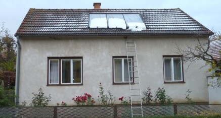 Vorher: Vollwärmeschutzfassade Mühlbach
