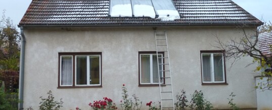 Vorher: Vollwärmeschutzfassade Mühlbach