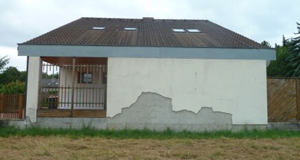 Vorher: Fassadensanierung Ziersdorf