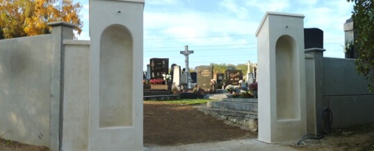 Nachher: Friedhofseingang Glaubendorf