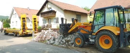 Abbrucharbeiten Großweikersdorf