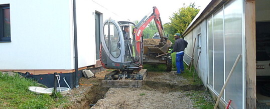 Streifenfundamente Ravelsbach