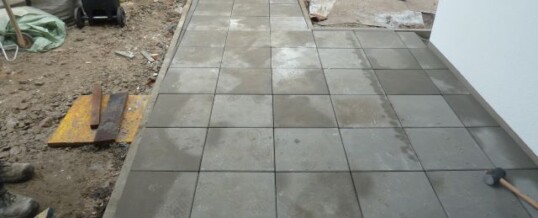 Plattenverlegung Mühlbach