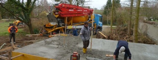 Fundamentplatte Olbersdorf